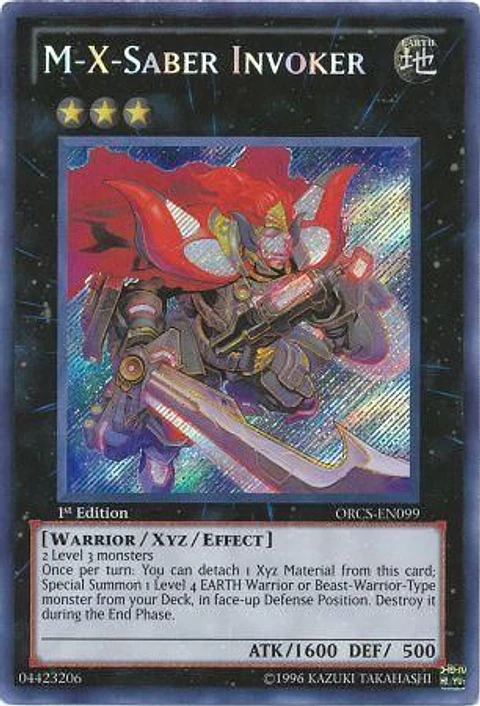 M-X-Saber Invoker - ORCS-EN099 - Secret Rare 