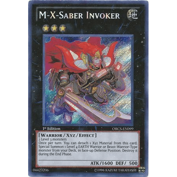 M-X-Saber Invoker - ORCS-EN099 - Secret Rare 