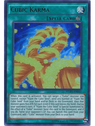 Cubic Karma - MVP1-EN041 - Ultra Rare 