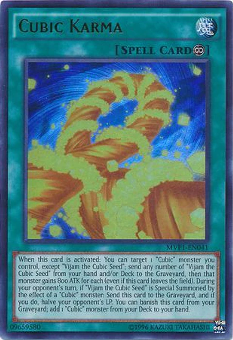 Cubic Karma - MVP1-EN041 - Ultra Rare 