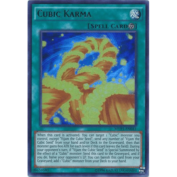 Cubic Karma - MVP1-EN041 - Ultra Rare 