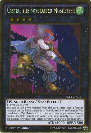 Castel, the Skyblaster Musketeer - PGL3-EN076 - Gold Rare 1