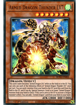 Armed Dragon Thunder LV7 - BLVO-EN002 - Ultra Rare 