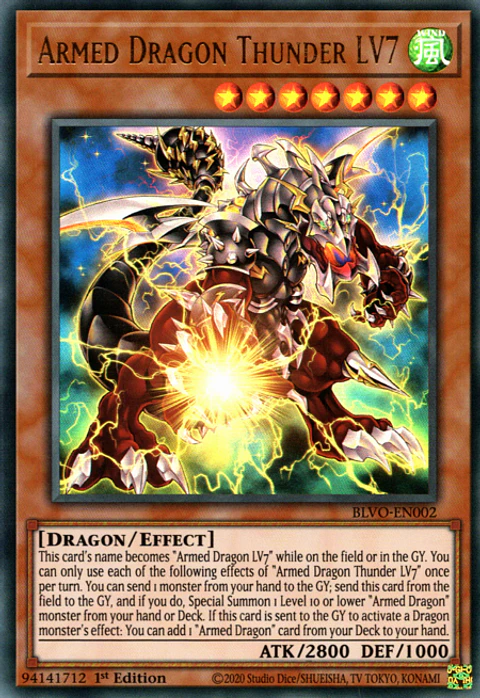 Armed Dragon Thunder LV7 - BLVO-EN002 - Ultra Rare 