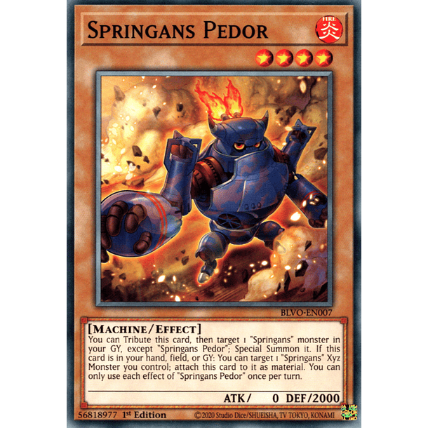 Springans Pedor - BLVO-EN007 - Common 