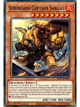 Springans Captain Sargas - BLVO-EN009 - Common 