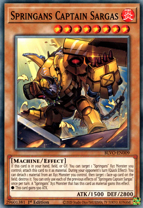 Springans Captain Sargas - BLVO-EN009 - Common 