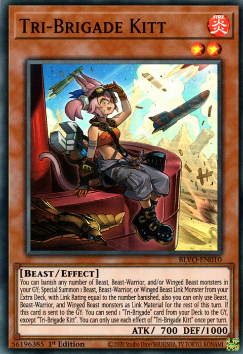 Tri-Brigade Kitt - BLVO-EN010 - Super Rare 