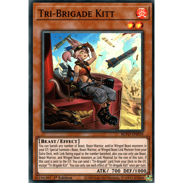 Tri-Brigade Kitt - BLVO-EN010 - Super Rare 
