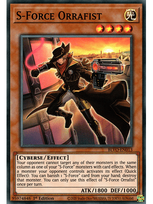 S-Force Orrafist - BLVO-EN013 - Super Rare 