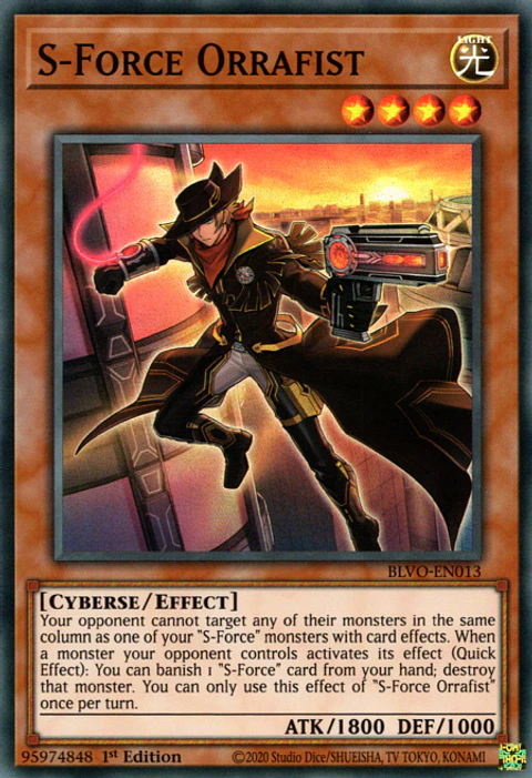 S-Force Orrafist - BLVO-EN013 - Super Rare 