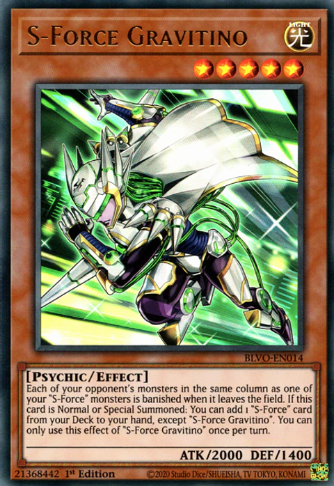S-Force Gravitino - BLVO-EN014 - Ultra Rare