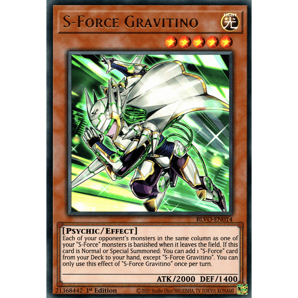 S-Force Gravitino - BLVO-EN014 - Ultra Rare