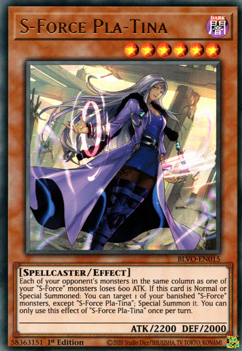 S-Force Pla-Tina - BLVO-EN015 - Ultra Rare