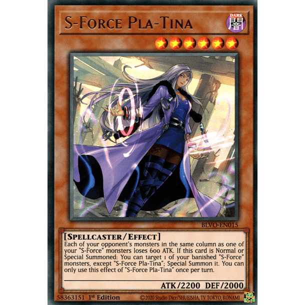 S-Force Pla-Tina - BLVO-EN015 - Ultra Rare