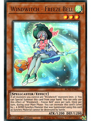 Windwitch - Freeze Bell - BLVO-EN017 - Ultra Rare