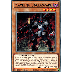 Machina Unclaspare - BLVO-EN027 - Common 