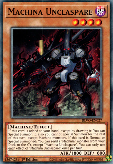 Machina Unclaspare - BLVO-EN027 - Common 