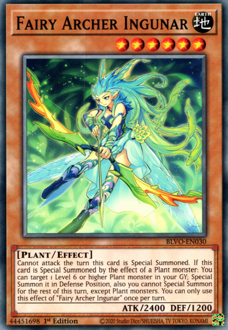 Fairy Archer Ingunar - BLVO-EN030 - Common  1