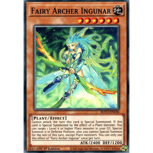 Fairy Archer Ingunar - BLVO-EN030 - Common 