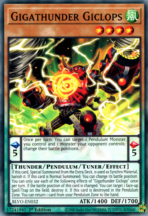 Gigathunder Giclops - BLVO-EN032 - Common 