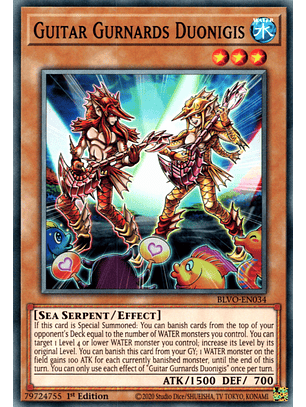 Guitar Gurnards Duonigis - BLVO-EN034 - Common 