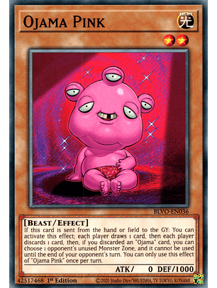 Ojama Pink - BLVO-EN036 - Common 