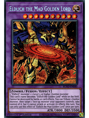 Eldlich the Mad Golden Lord - BLVO-EN040 - Secret Rare