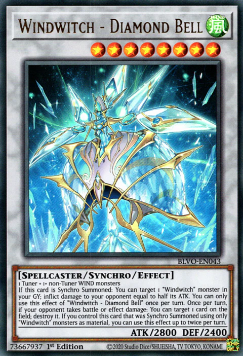 Windwitch - Diamond Bell - BLVO-EN043 - Ultra Rare 