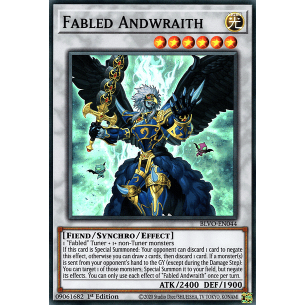 Fabled Andwraith - BLVO-EN044 - Super Rare