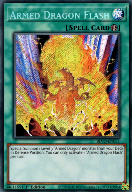 Armed Dragon Flash - BLVO-EN051 - Secret Rare 1