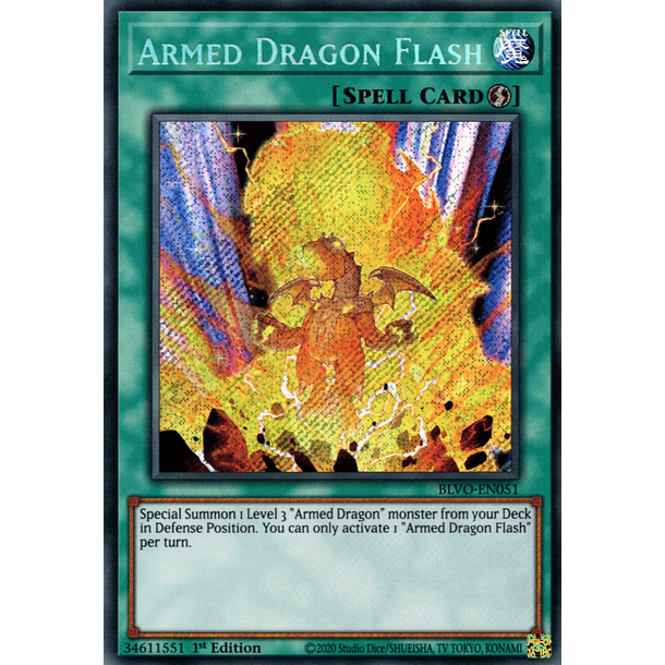 Armed Dragon Flash - BLVO-EN051 - Secret Rare