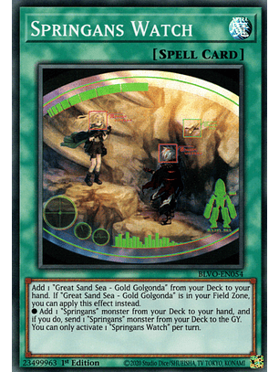 Springans Watch - BLVO-EN054 - Super Rare