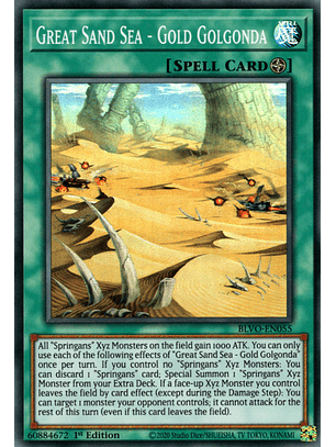 Great Sand Sea - Gold Golgonda - BLVO-EN055 - Super Rare