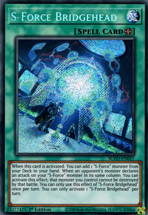 S-Force Bridgehead - BLVO-EN057 - Secret Rare 