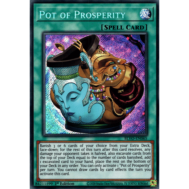 Pot of Prosperity - BLVO-EN065 - Secret Rare
