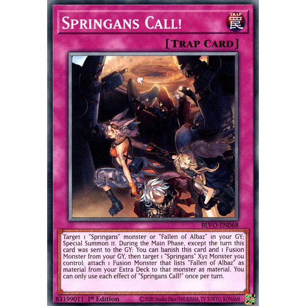 Springans Call! - BLVO-EN068 - Common 