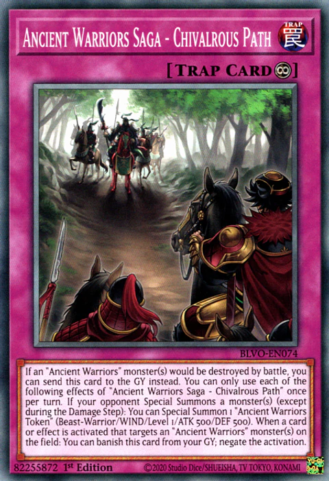 Ancient Warriors Saga - Chivalrous Path - BLVO-EN074 - Common 