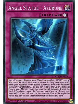 Angel Statue - Azurune - BLVO-EN079 - Super Rare