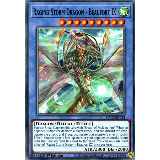 Raging Storm Dragon - Beaufort IX‎ - BLVO-EN082 - Common 