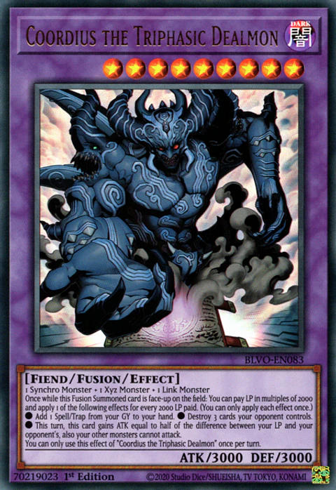 Triphasic Dealmon Coordius - BLVO-EN083 - Ultra Rare