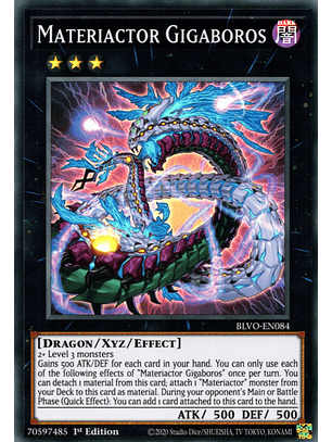 Materiactor Gigaboros - BLVO-EN084 - Super Rare