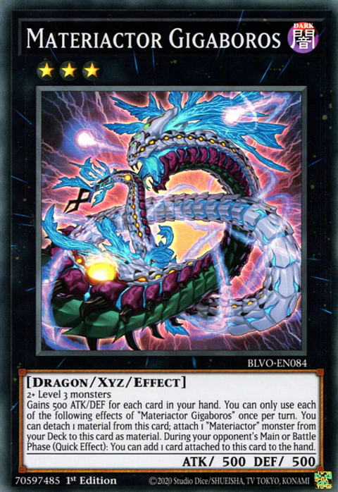 Materiactor Gigaboros - BLVO-EN084 - Super Rare