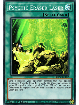 Psychic Eraser Laser - BLVO-EN089 - Super Rare