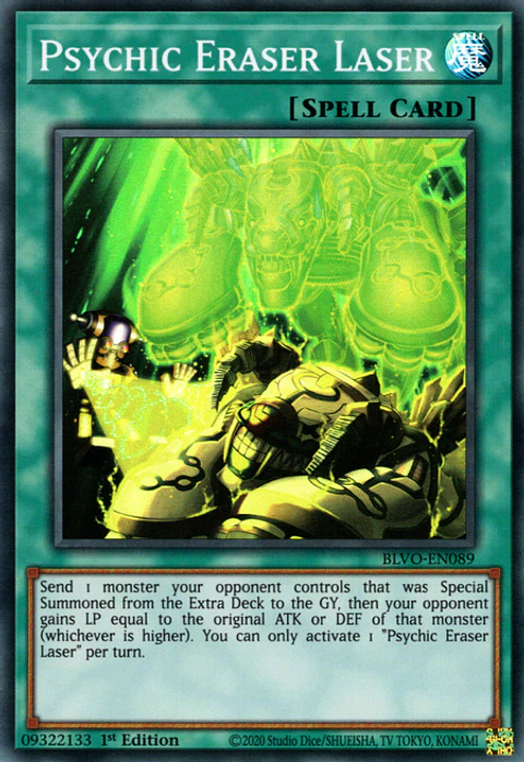 Psychic Eraser Laser - BLVO-EN089 - Super Rare
