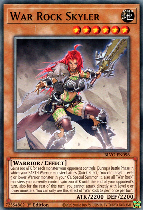 War Rock Skyler - BLVO-EN096 - Common 