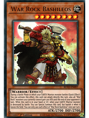 War Rock Bashileos - BLVO-EN097 - Ultra Rare