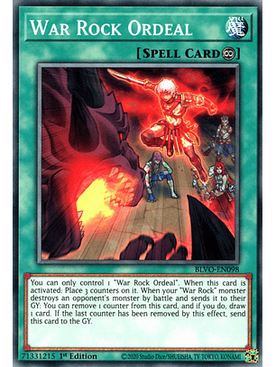 War Rock Ordeal - BLVO-EN098 - Common 