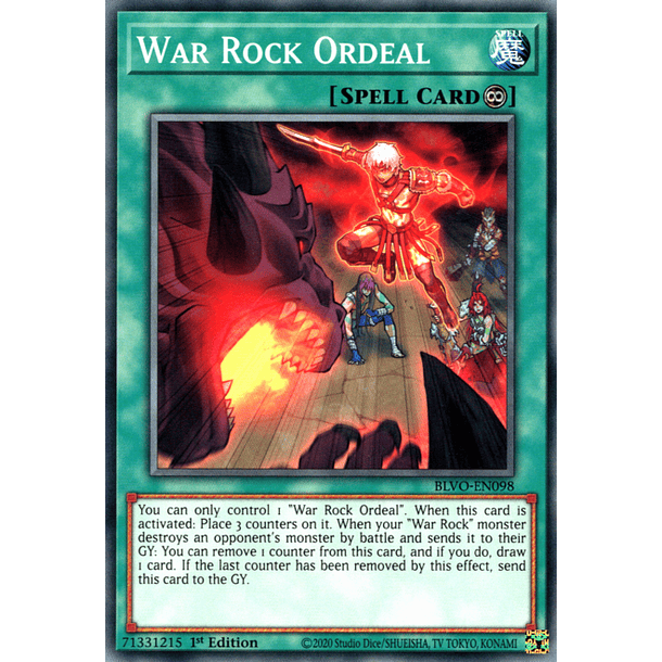 War Rock Ordeal - BLVO-EN098 - Common 