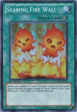 Searing Fire Wall - HA05-EN027 - Super Rare 1